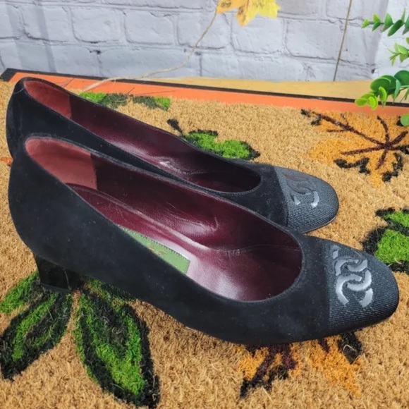 FRANCOIS XAVIER Made in Italy Vintage Suede Heels - Picture 5 of 9